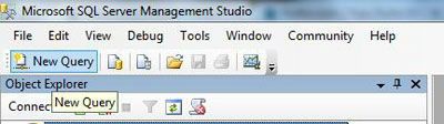 Sql Server New Query