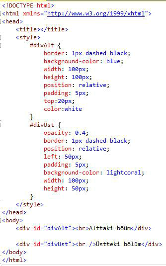 css opacity
