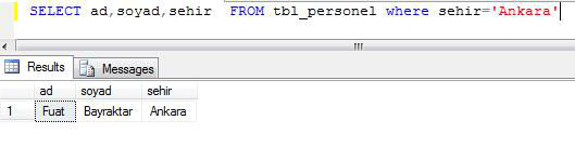 Sql Server Select